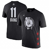 Celtics 11 Kyrie Irving Black 2019 NBA All Star Game Men's T Shirt